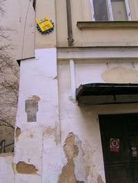 example of a urban art intention in prague